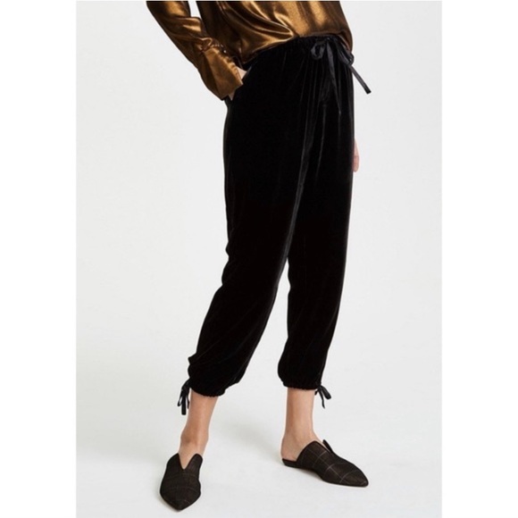 Joie Dyre Velvet Joggers - Picture 1 of 6